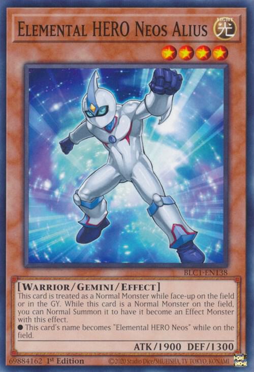Elemental HERO Neos Alius (BLC1-EN138) [Common] - Yu-Gi-Oh!
