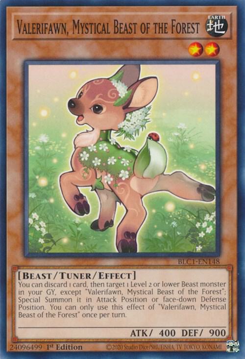 Valerifawn, Mystical Beast of the Forest (BLC1-EN148) [Common] - Yu-Gi-Oh!
