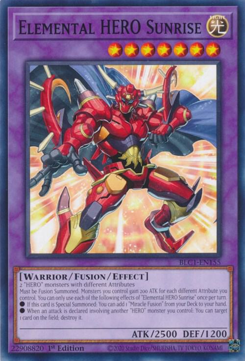 Elemental HERO Sunrise (BLC1-EN155) [Common] - Yu-Gi-Oh!