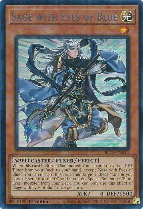 Sage with Eyes of Blue (Silver) (BLC1-EN014) [Ultra Rare] - Yu-Gi-Oh!