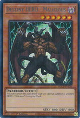 Destiny HERO - Malicious (Silver) (BLC1-EN030) [Ultra Rare] - Yu-Gi-Oh!