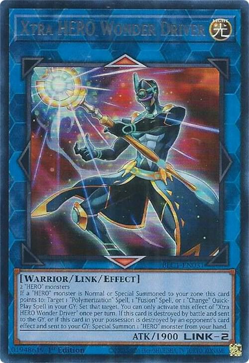 Xtra HERO Wonder Driver (Silver) (BLC1-EN031) [Ultra Rare] - Yu-Gi-Oh!