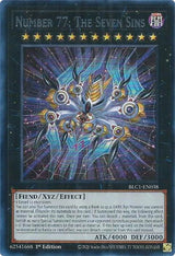 Number 77: The Seven Sins (Silver) (BLC1-EN038) [Ultra Rare] - Yu-Gi-Oh!