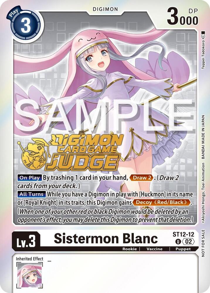 Sistermon Blanc (Judge Pack 5)
