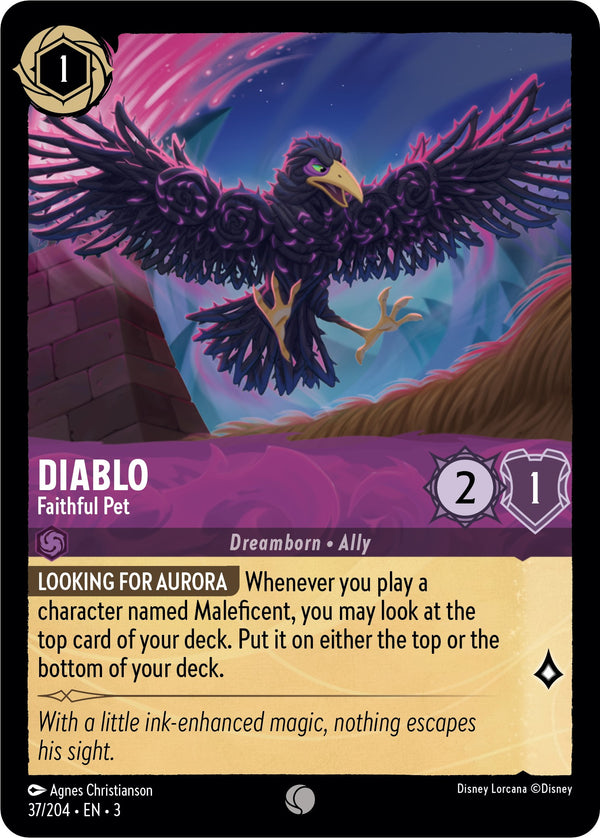 Diablo - Faithful Pet (37/204) [Into the Inklands] - Disney