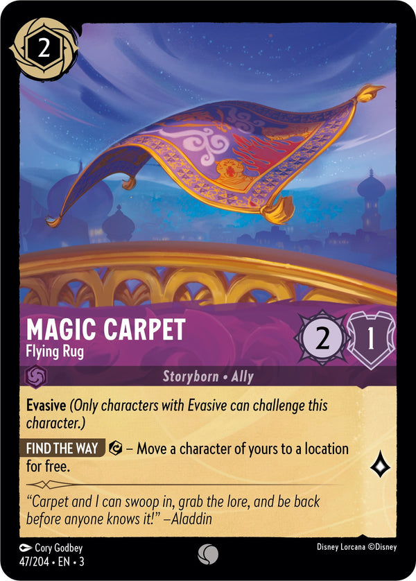 Magic Carpet - Flying Rug (47/204) [Into the Inklands] - Disney