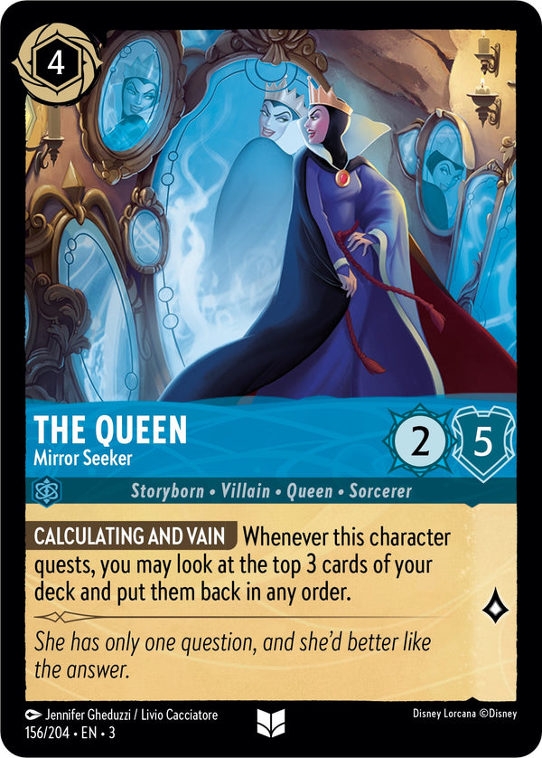 The Queen - Mirror Seeker (156/204) [Into the Inklands] - Disney