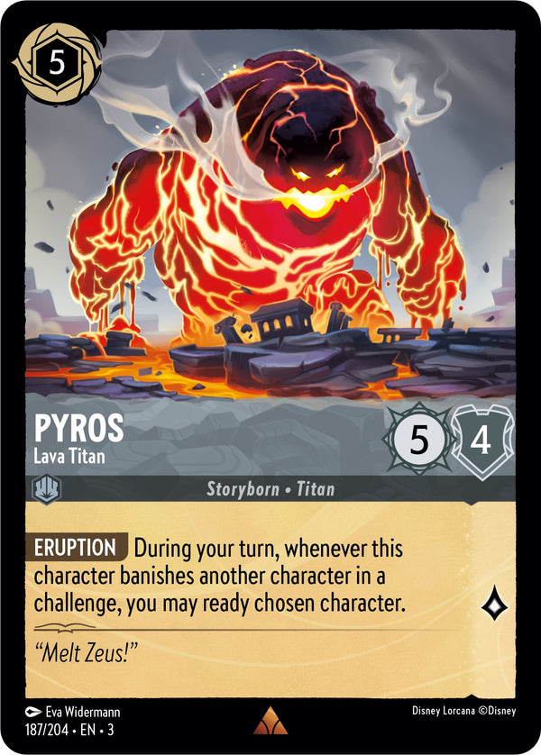 Pyros - Lava Titan (187/204) [Into the Inklands] - Disney