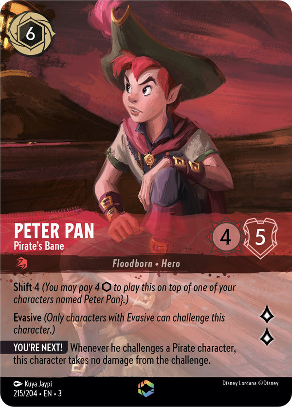 Peter Pan - Pirate's Bane (Alternate Art) (215/204) [Into the Inklands] - Disney