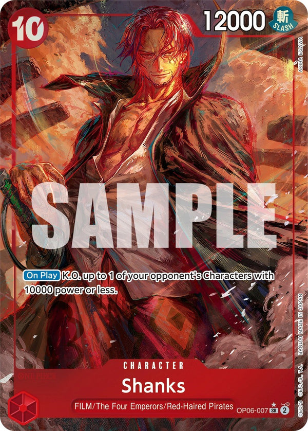 Shanks (Alternate Art) [Wings of the Captain] - Bandai