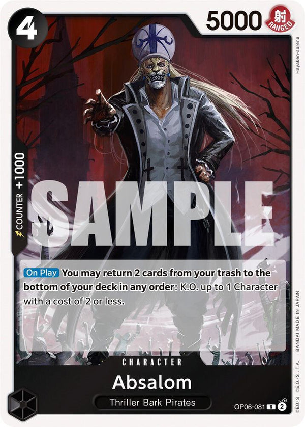 Absalom - One Piece Card Game