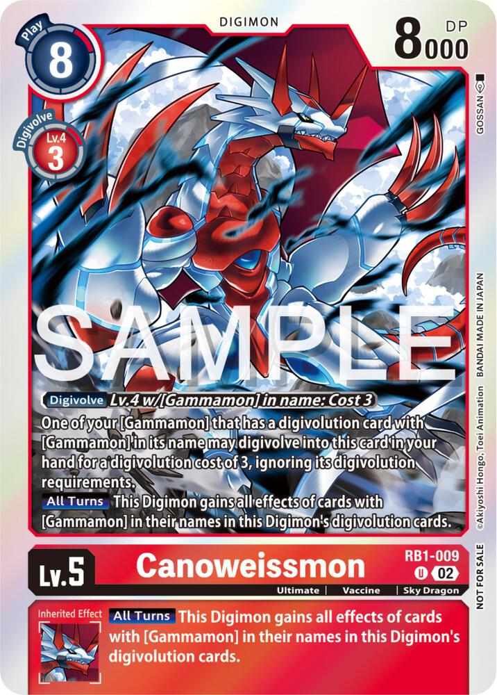 Canoweissmon (Event Pack 6)
