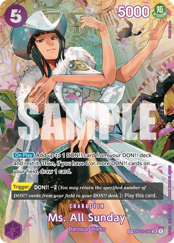 Ms. All Sunday (SP) [Wings of the Captain] - Bandai