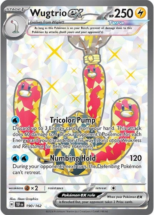 Wugtrio ex (190/162) [Scarlet & Violet: Temporal Forces] - Pokémon