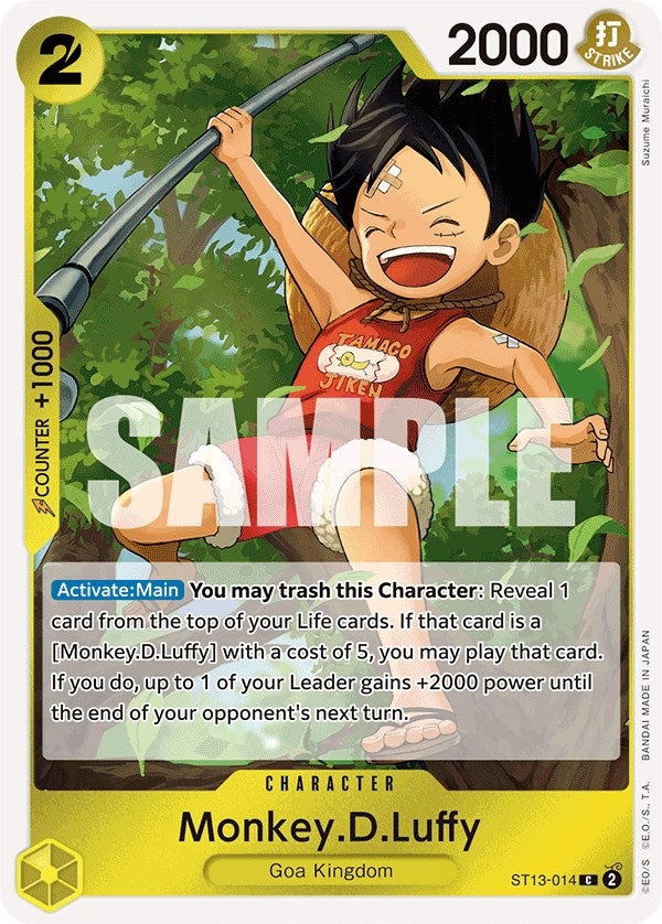 Monkey.D.Luffy [Ultra Deck: The Three Brothers] - Bandai