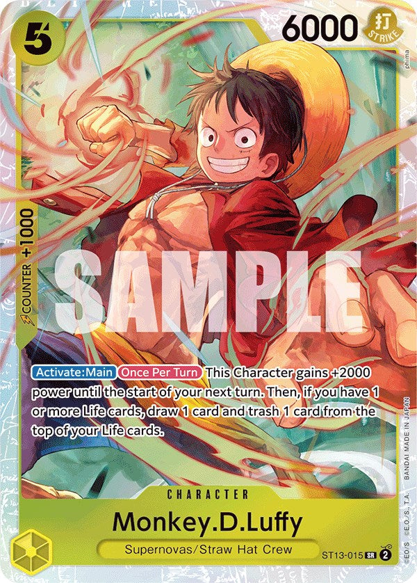 Monkey.D.Luffy [Ultra Deck: The Three Brothers] - Bandai