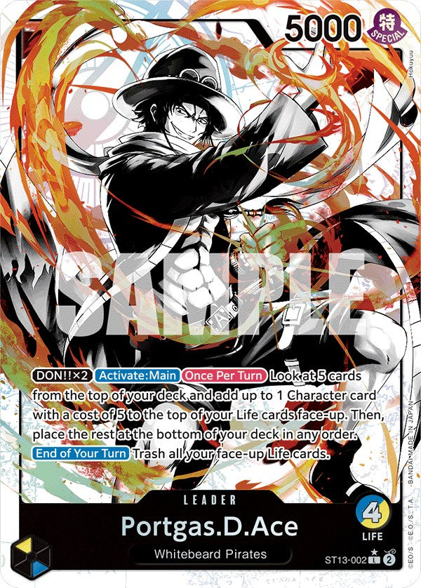 Portgas.D.Ace (Parallel) [Ultra Deck: The Three Brothers] - Bandai