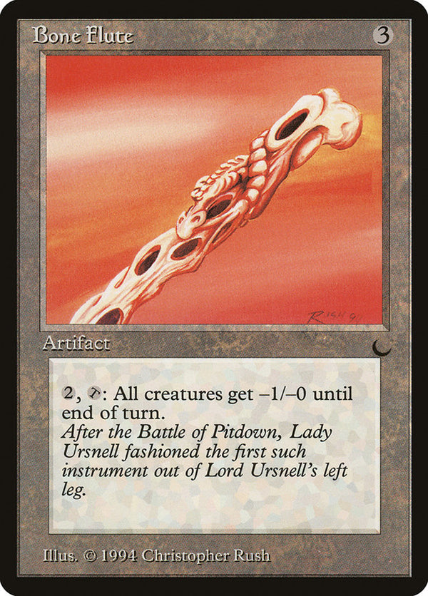 Bone Flute [The Dark] - Magic: The Gathering