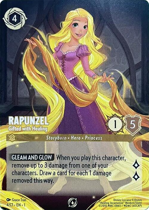 Rapunzel - Gifted with Healing (4) [Promo Cards] - Disney