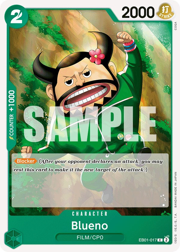 Blueno [Extra Booster: Memorial Collection] - Bandai