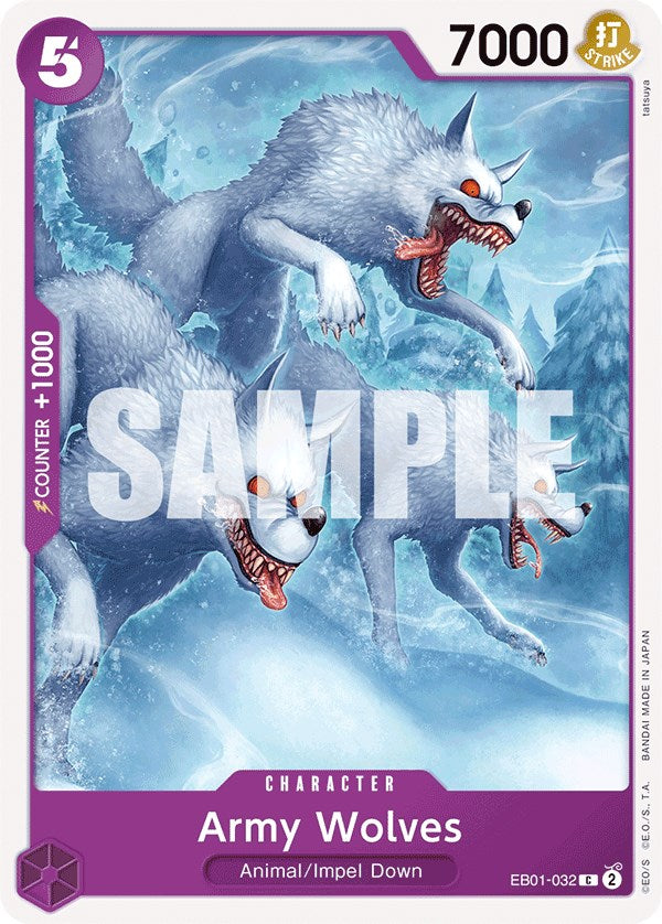 Army Wolves [Extra Booster: Memorial Collection] - Bandai