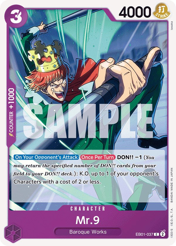 Mr. 9 [Extra Booster: Memorial Collection] - Bandai