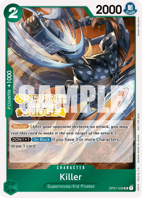 Killer (Judge Pack Vol. 3) [One Piece Promotion Cards] - Bandai