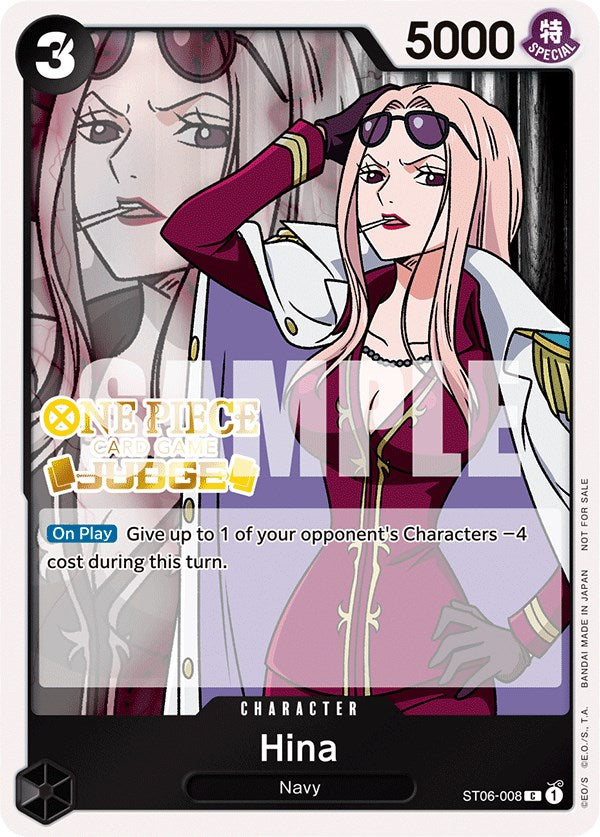 Hina (Judge Pack Vol. 3) [One Piece Promotion Cards] - Bandai