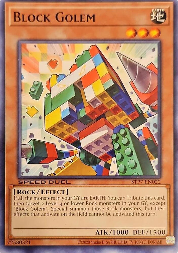Block Golem (STP7-EN022) [Common] - Yu-Gi-Oh!