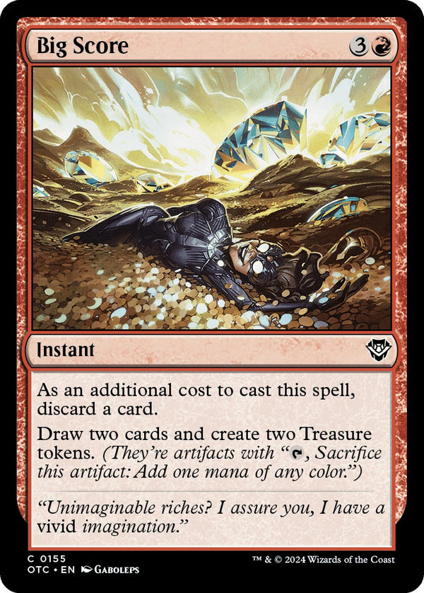 Big Score [Outlaws of Thunder Junction Commander] - Magic: The Gathering