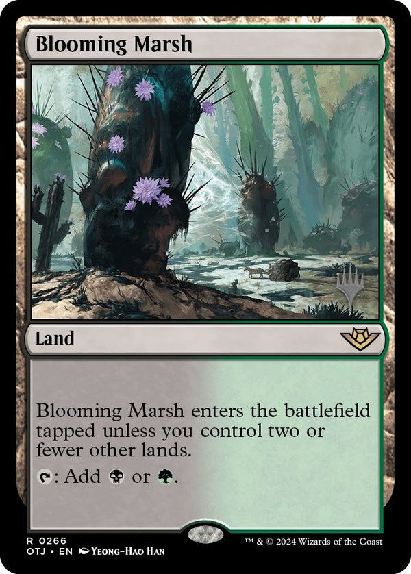 Blooming Marsh (Promo Pack) [Outlaws of Thunder Junction Promos] - Magic: The Gathering