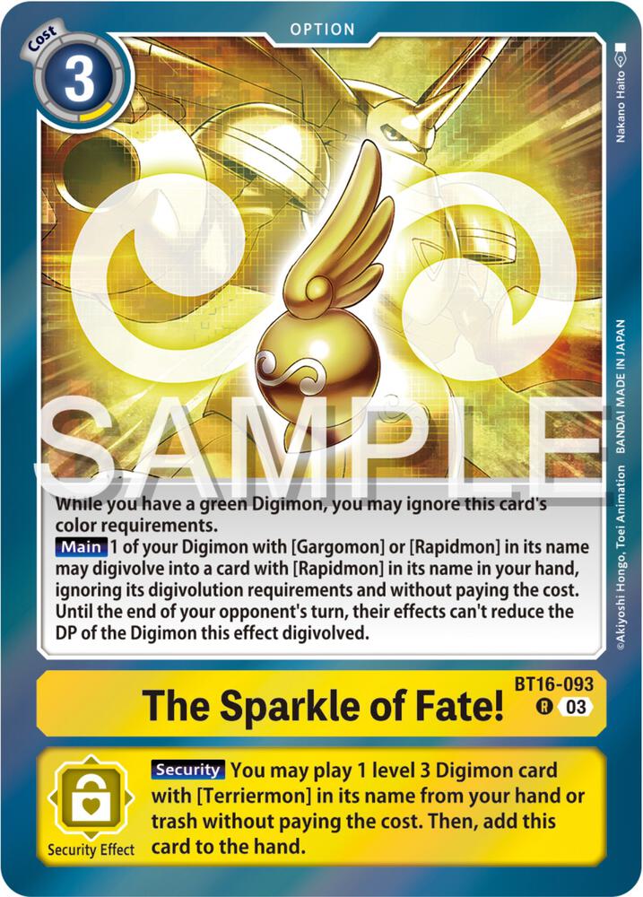 The Sparkle of Fate!