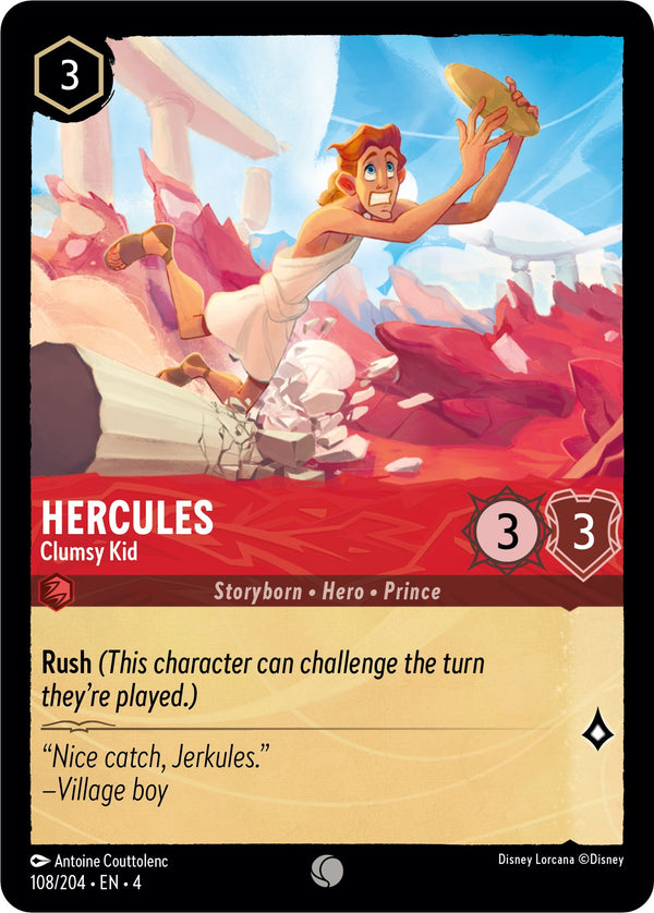 Hercules - Clumsy Kid (108/204) [Ursula's Return] - Disney