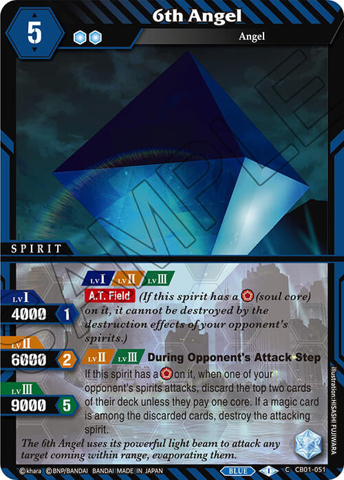 6th Angel (CB01-051) [Collaboration Booster 01: Halo of Awakening] - Bandai