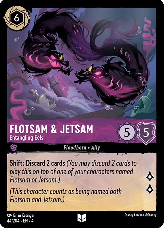 Flotsam & Jetsam - Entangling Eels (44/204) [Ursula's Return] - Disney
