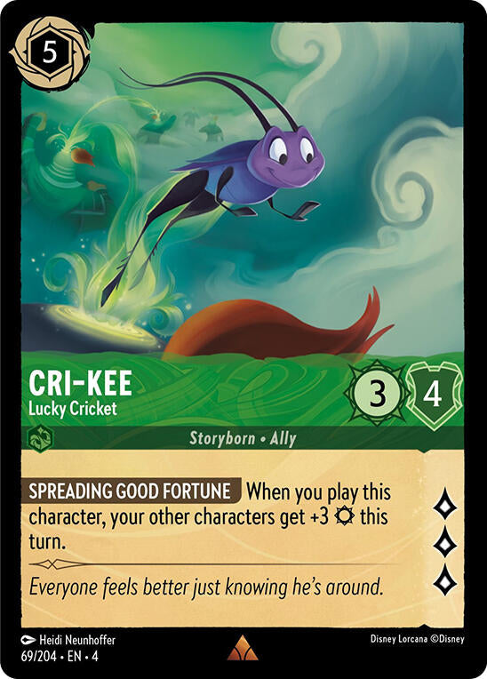 Cri-Kee - Lucky Cricket (69/204) [Ursula's Return] - Disney