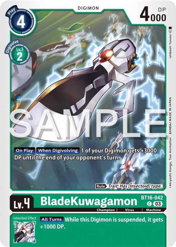 BladeKuwagamon - Digimon Card Game