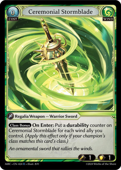 Ceremonial Stormblade