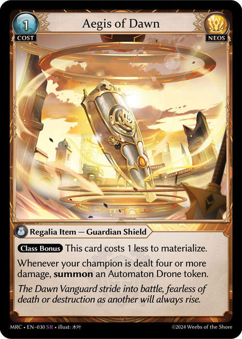 Aegis of Dawn - Grand Archive TCG