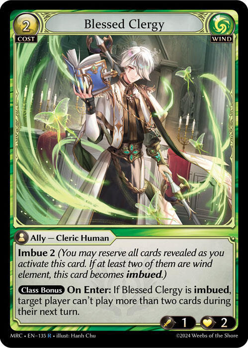 Blessed Clergy - Grand Archive TCG