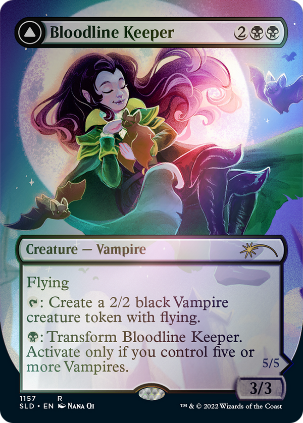 Bloodline Keeper // Lord of Lineage (Borderless) [Secret Lair: From Cute to Brute] - Magic: The Gathering
