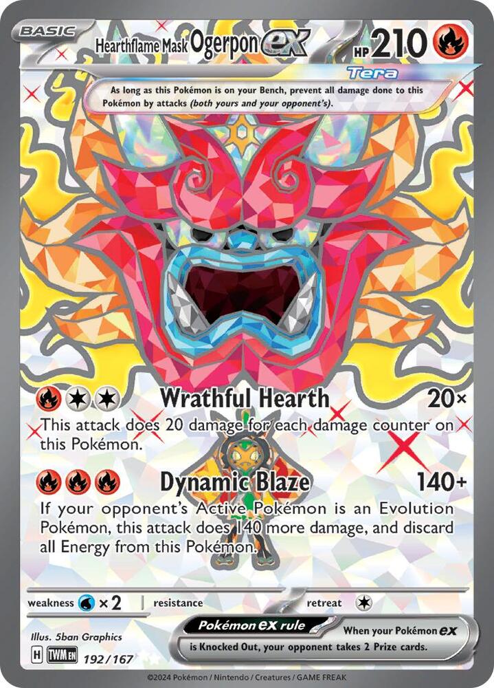 Hearthflame Mask Ogerpon ex - 192/167