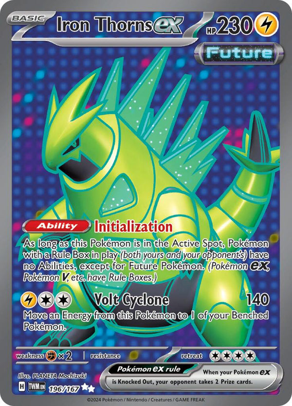 Iron Thorns ex (196/167) [Scarlet & Violet: Twilight Masquerade] - Pokémon