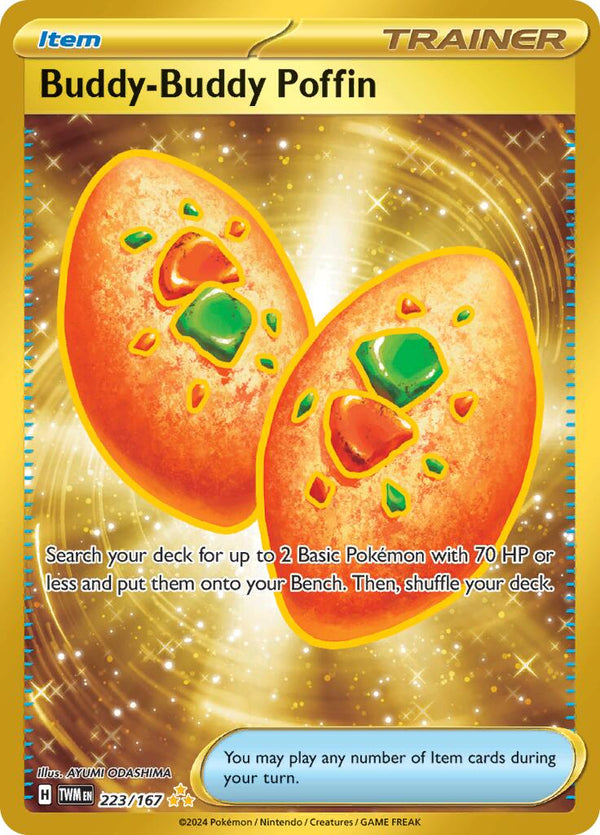 Buddy-Buddy Poffin (223/167) [Scarlet & Violet: Twilight Masquerade] - Pokémon
