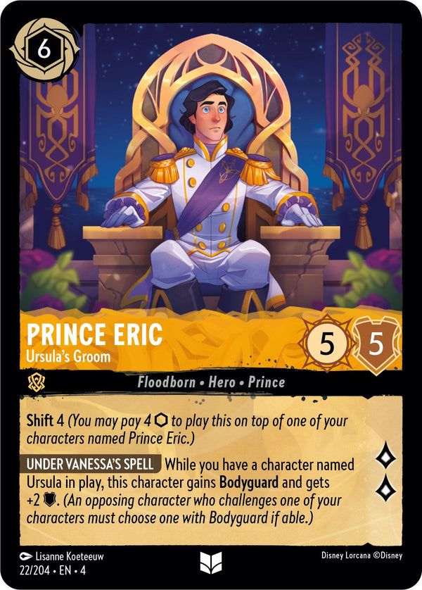 Prince Eric - Ursula's Groom (22/204) [Ursula's Return] - Disney