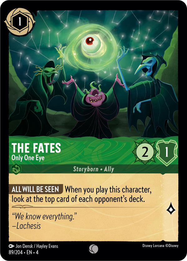 The Fates - Only One Eye (89/204) [Ursula's Return] - Disney