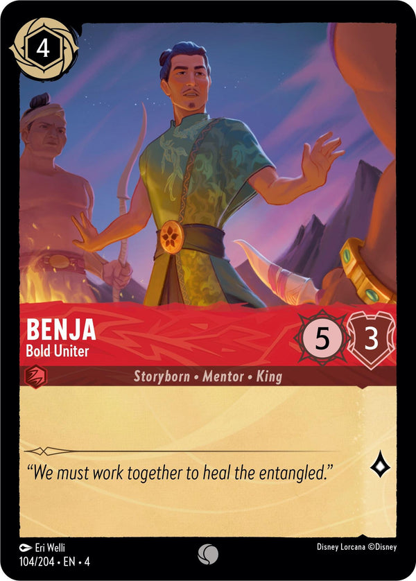 Benja - Bold Uniter (104/204) [Ursula's Return] - Disney