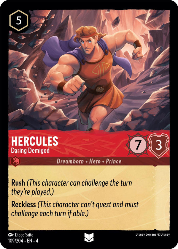 Hercules - Daring Demigod (109/204) [Ursula's Return] - Disney