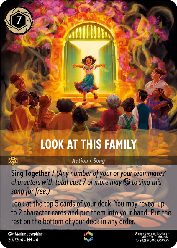 Look at This Family (Enchanted) (207/204) [Ursula's Return] - Disney