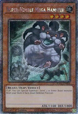 Super-Nimble Mega Hamster (Platinum Secret Rare) (RA02-EN004) - Yu-Gi-Oh!